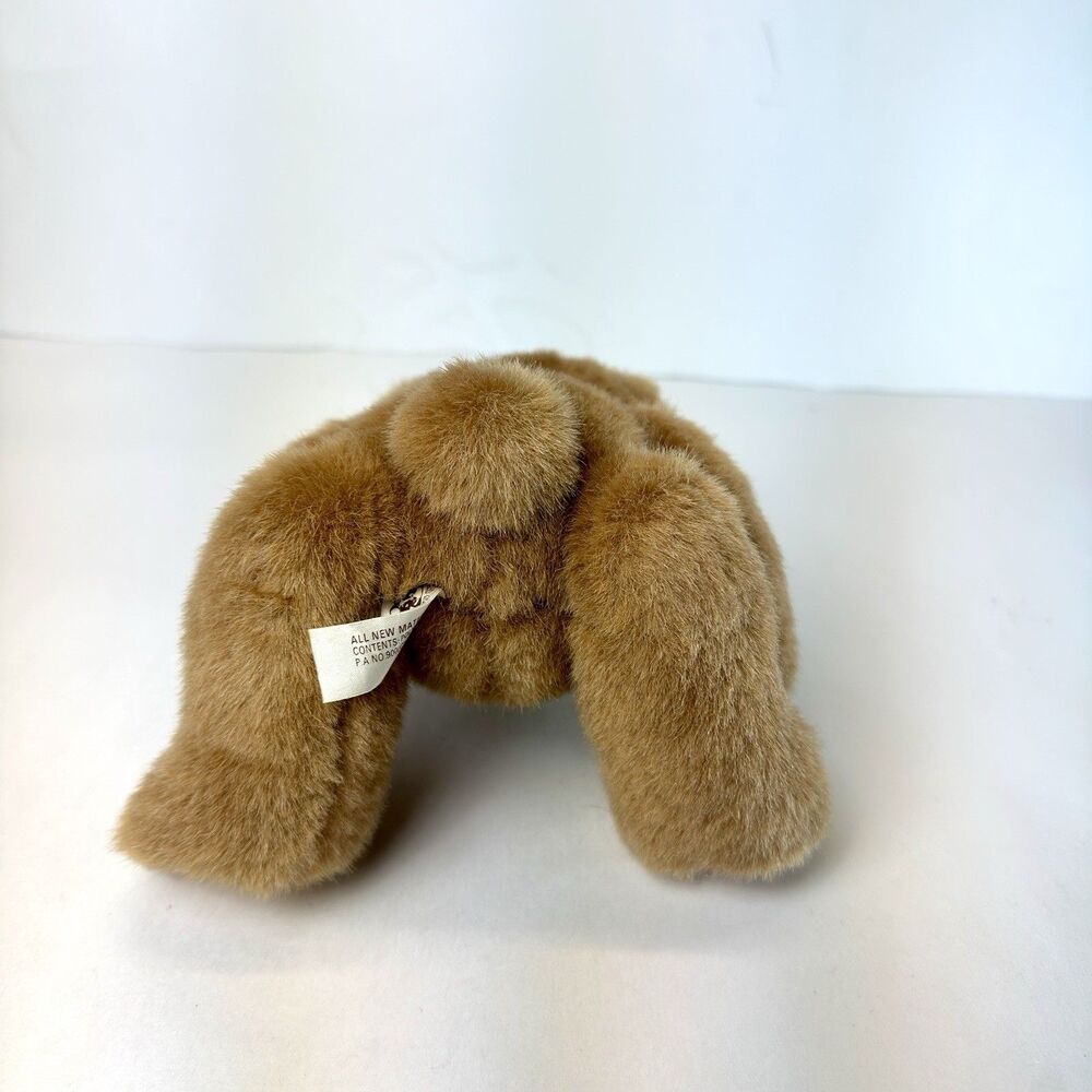 Steven Smith Vintage Brown Teddy Bear with Bow Tie Stuffed Animal Gift - Picture 7 of 11